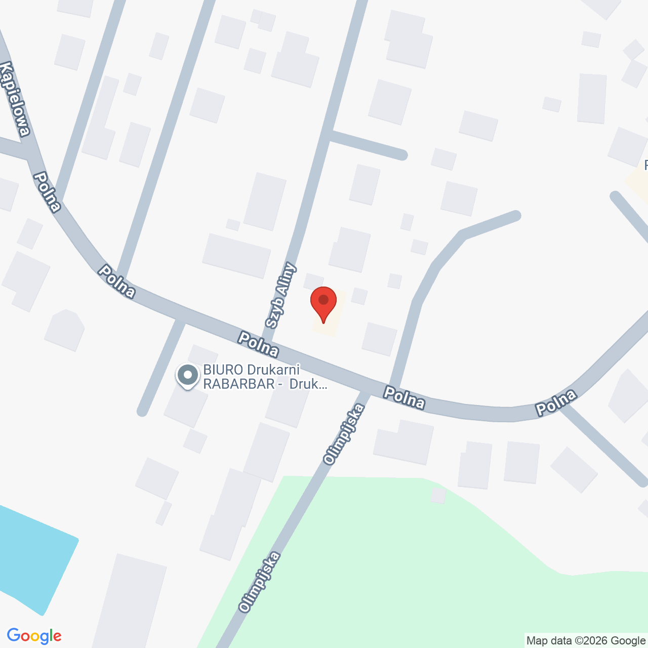 Mapa dojazdu — ul. Polna 51, Ruda Śląska